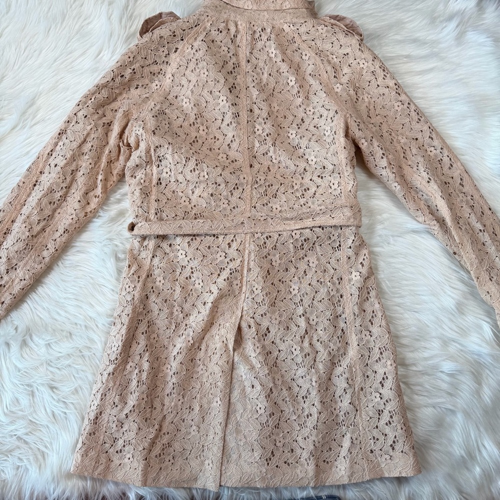 Piperlime Collection Lace Trench Coat - Picture 9 of 10